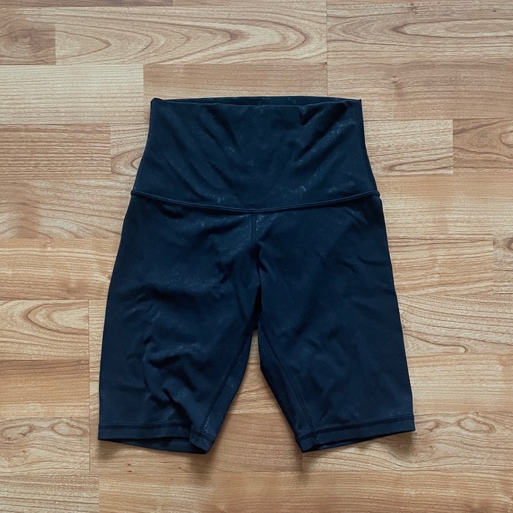 lululemon Black & Gray Align Short 8"